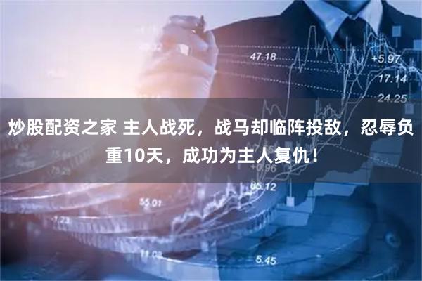 炒股配资之家 主人战死，战马却临阵投敌，忍辱负重10天，成功为主人复仇！